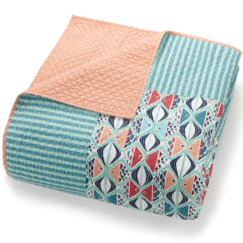 Vera Bradley Go Fish 100 Cotton Quilt & Reviews Wayfair